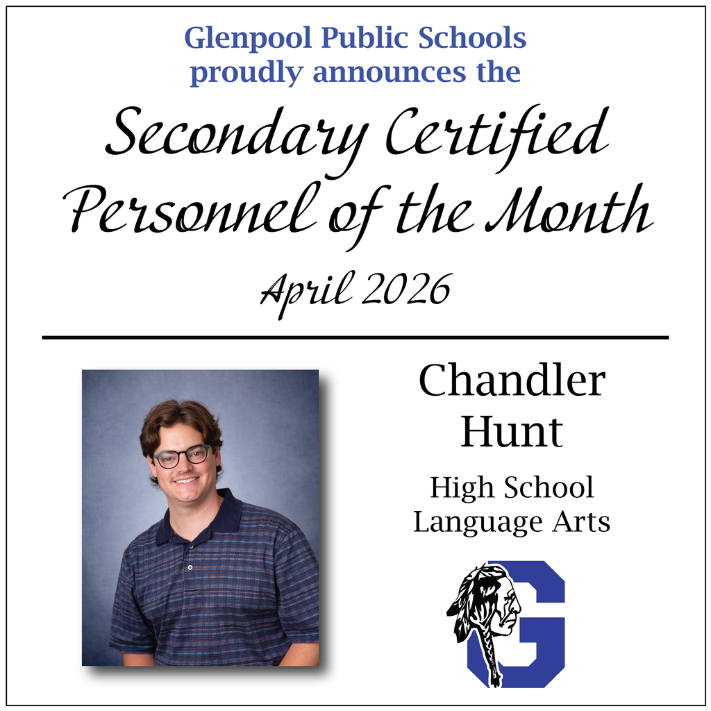 Chandler Hunt - secondary teacher of the month for April 2026
