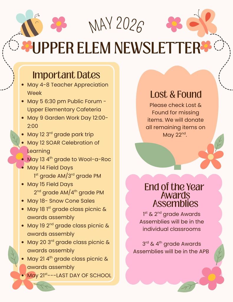 End of the year events