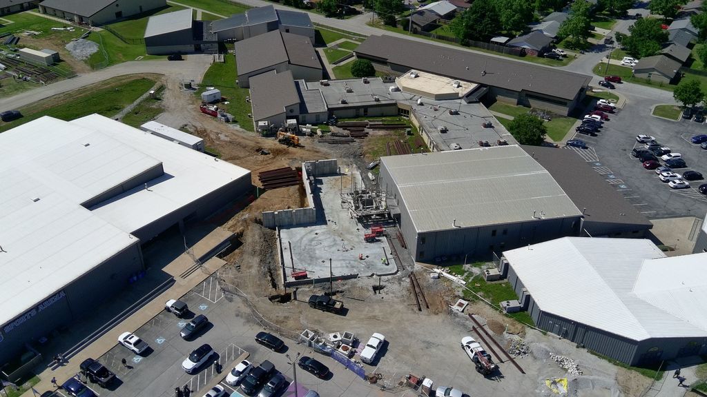 HS Front Entrance  Remodeling and New Construction
