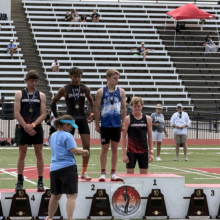 2nd place Pole Vault, Colton Kendrick, 8th place Pole Vault, Colton Martin.