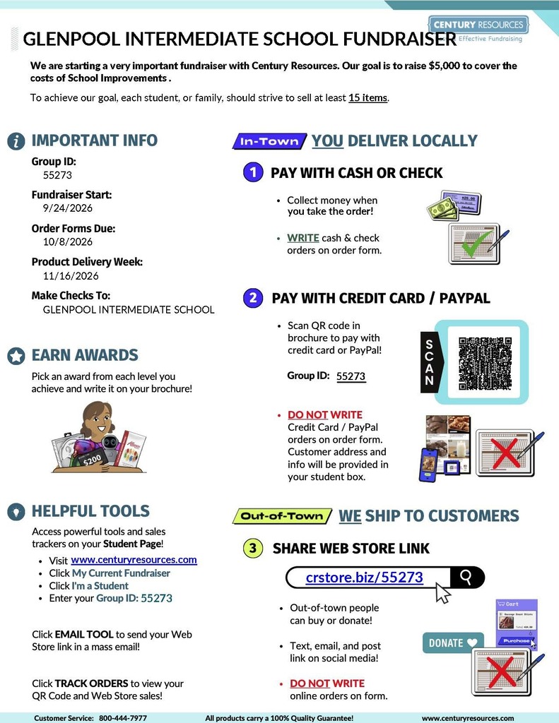 GIS fundraiser instructions
