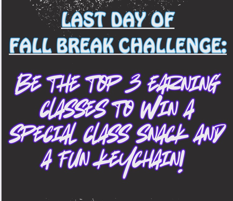 last day fall break challenge