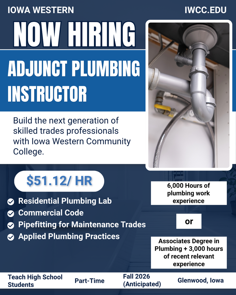 Now Hiring Plumbing