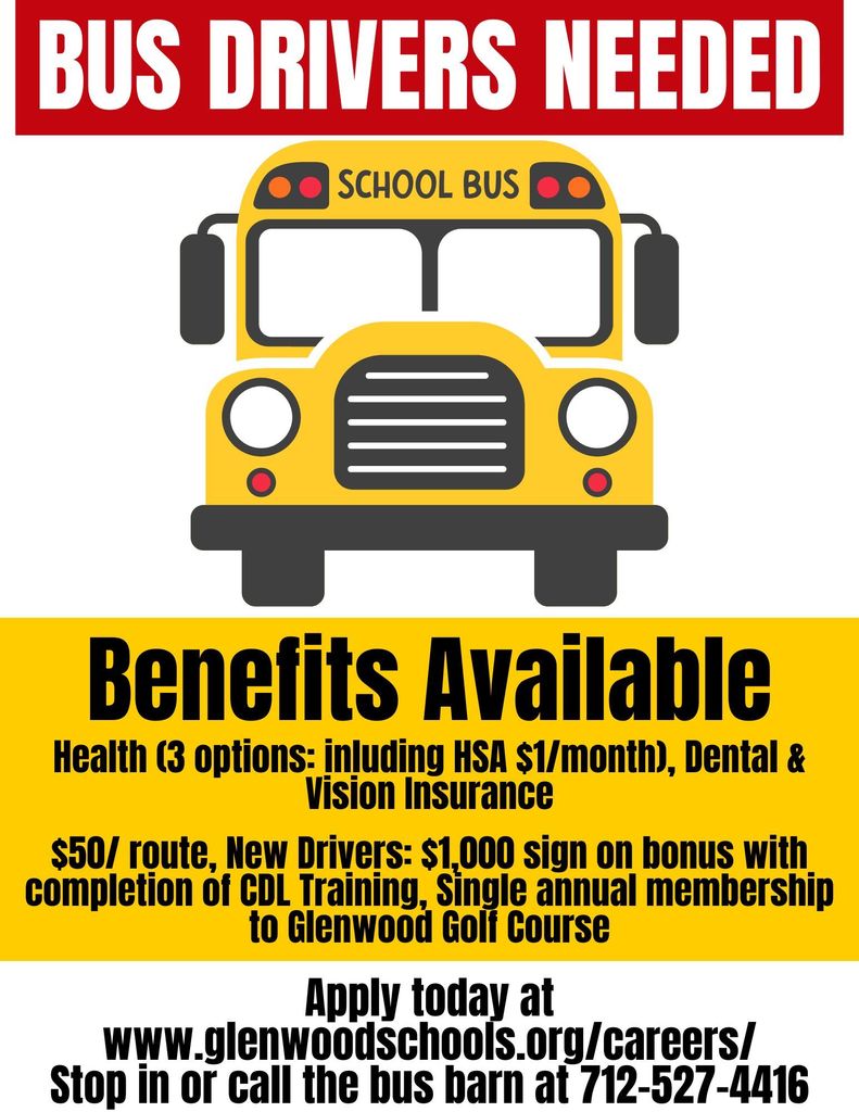 Bus Drivers Needed