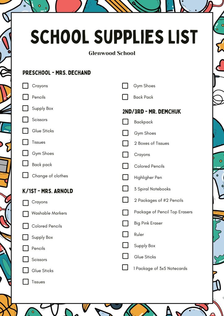 School Supplies