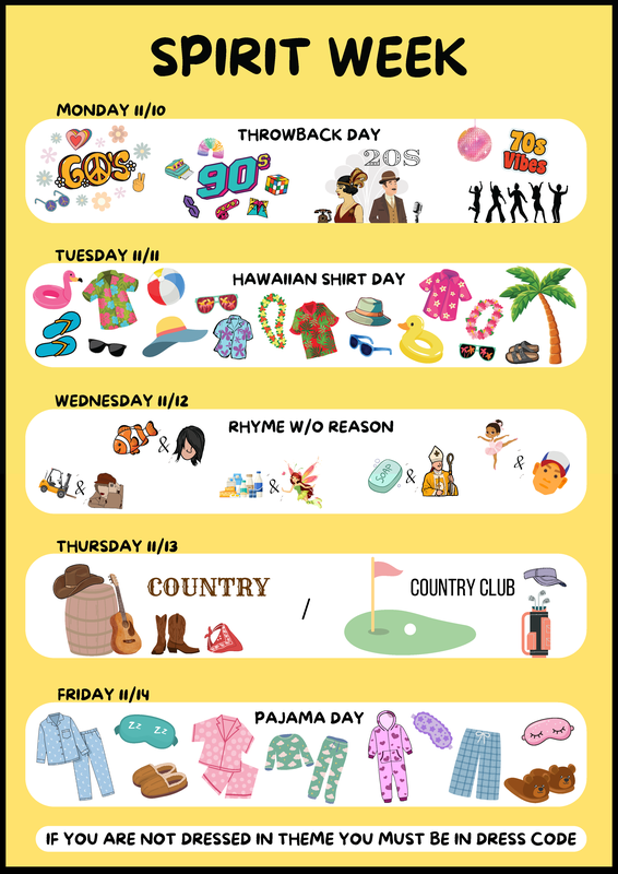 Spirit Week Themes