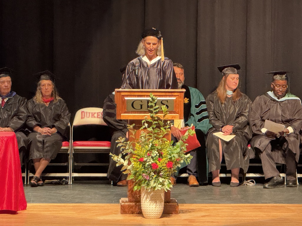 🎓✨ Celebrating Our Summer 2025 Graduates! ✨🎓  In the very first ceremony held in our beautifully renovated auditorium, Gloucester High School proudly recognized our Summer 2025 graduates!  Dr. Anthony Vladu delivered heartfelt remarks and honored each student by name. Mr. Ade Brayboy celebrated their accomplishments, and Mrs. Leonne Arsenovic officially certified our graduates.  We are so proud of this incredible group. Once a Duke, always a Duke. 💛❤️ #GHSSummerGraduation #ClassOf2025 #OnceADukeAlwaysADuke #DukePride