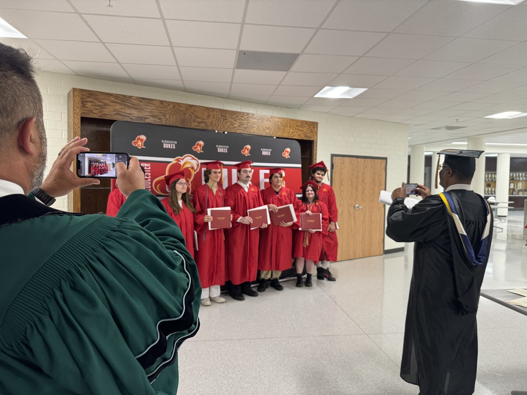 🎓✨ Celebrating Our Summer 2025 Graduates! ✨🎓  In the very first ceremony held in our beautifully renovated auditorium, Gloucester High School proudly recognized our Summer 2025 graduates!  Dr. Anthony Vladu delivered heartfelt remarks and honored each student by name. Mr. Ade Brayboy celebrated their accomplishments, and Mrs. Leonne Arsenovic officially certified our graduates.  We are so proud of this incredible group. Once a Duke, always a Duke. 💛❤️ #GHSSummerGraduation #ClassOf2025 #OnceADukeAlwaysADuke #DukePride