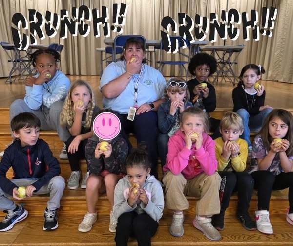 Virginia farmers feed Virginia students through #VAFarmtoSchool programs. Celebrate with us by crunching into a #VirginiaGrown apple and support your local economy during the Crunch Heard βRound the Commonwealth on October 9, 2025! #VACrunch @VDOESCNP Can you hear our #VACrunch? Today, we are participating in the ninth annual Crunch Heard βRound the Commonwealth to show #VAFarmtoSchool some love! Through our Virginia Farm to School Program, weβre providing Virginia students with fresh #VirginiaGrown foods while supporting local economies. @VDOESCNP Crunch into a local Virginia apple during the Crunch Heard βRound the Commonwealth happening on October 9, 2025! #VACrunch #VAFarmtoschool @VDOESCNP #VAFarmtoSchool Week is October 6β10 and everyone is invited to celebrate! By showing support for Farm to School, you support healthy kids, thriving farms, and vibrant communities. Share how you are celebrating @VDOESCNP #VACrunch #VAFarmtoSchool Make some noise for #VAFarmtoSchool Week by participating in the Crunch Heard βRound the Commonwealth on October 9, 2025. Visit the Virginia Department of Education, Office of School and Community Nutrition Programs Farm to School webpage for details and register your site! #VACrunch @VDOESCNP #VAFarmtoSchool is students cooking and eating local foods, gardens growing, and farmers thriving. Help us celebrate the movement with the Crunch Heard βRound the Commonwealth! Learn more at the Virginia Department of Education, Office of School and Community Nutrition Programs Farm to School webpage #VACrunch @VDOESCNP