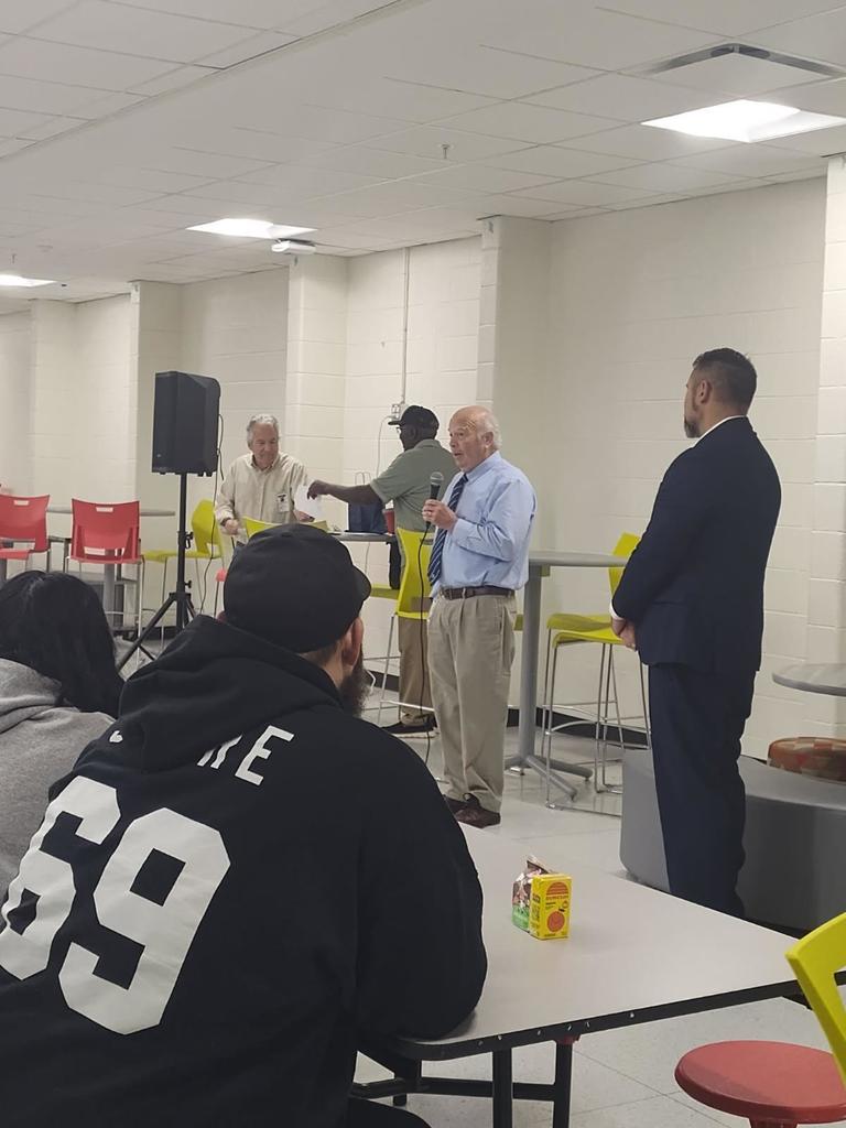 🌟 All Pro Dad’s Breakfast Recap – October 22, 2025  On October 22nd, our school hosted a wonderful All Pro Dad’s Breakfast, bringing together fathers, father figures, and students for a morning of connection, encouragement, and community. The All Pro Dad program celebrates fathers and the important role they play in shaping their children’s futures.  It was inspiring to see so many dads and kids start their day together—sharing smiles, stories, and meaningful conversations. Events like these remind us how vital family involvement is to student success and well-being.  A special thank you to everyone who helped organize this event and to all the dads who joined us to make the morning memorable. 💙 
