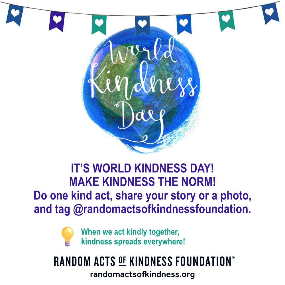 A little kindness goes a long way. 💛 Join us in celebrating World Kindness Day and spreading positivity!