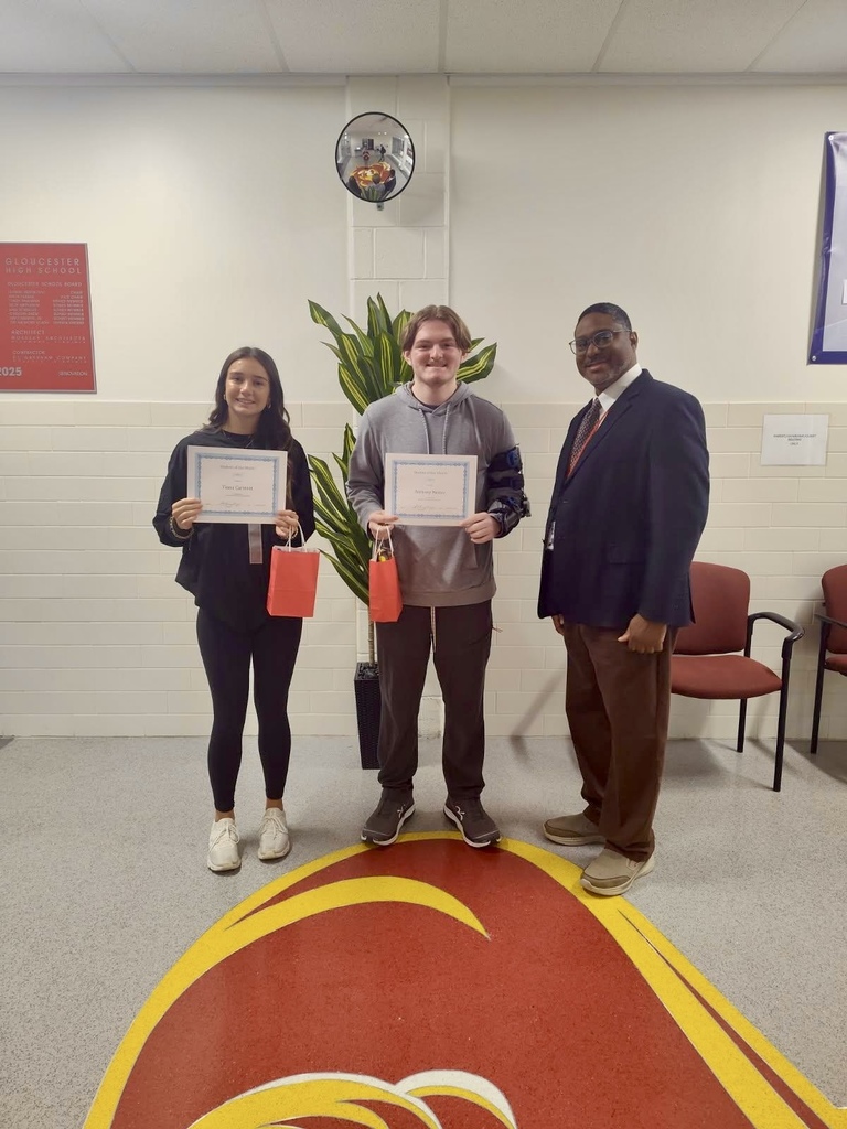 ongratulations to our Students Of the Month: 9th Grade: Myelih Smith & Pari Ray 10th Grade: Anthony Nester & Kryshire Cooke 11th Grade: Tessa Carteret & Xander Hernandez 12th Grade: Richard Wolford Jr. & Nadia Holloway