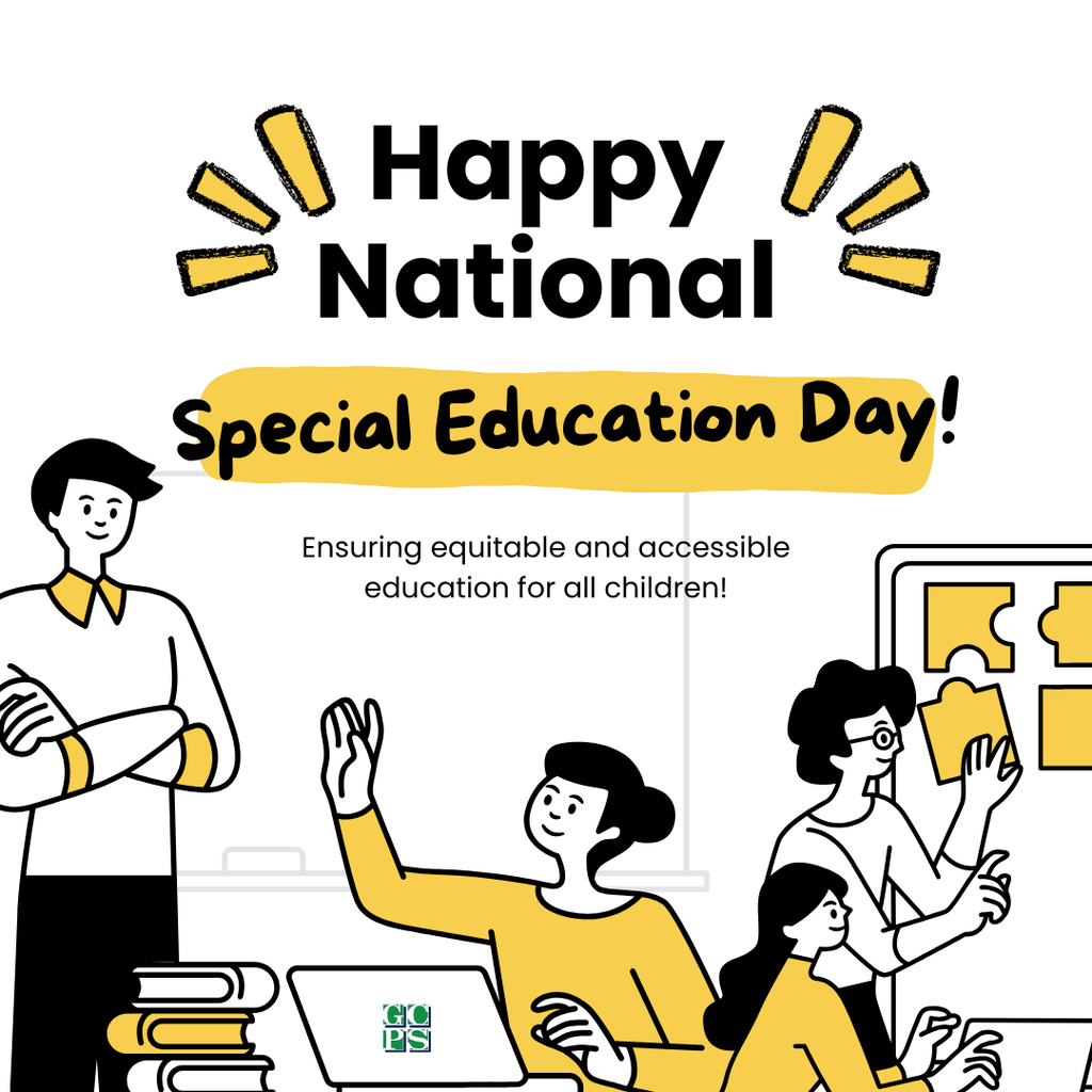 Happy National Special Education Day! Today we celebrate the signing of IDEA and the ongoing commitment to ensuring all students with disabilities receive equitable, meaningful access to education.