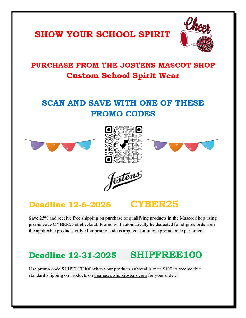 School spirit shop sales