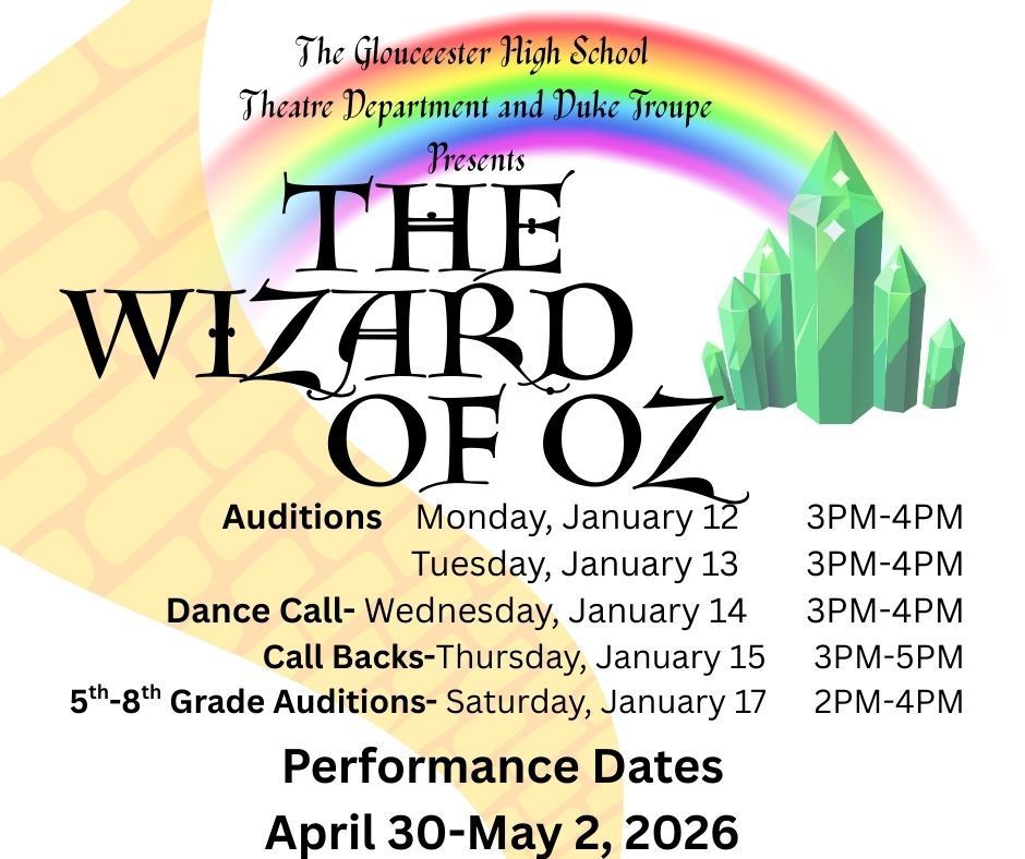Wizard of Oz Auditions