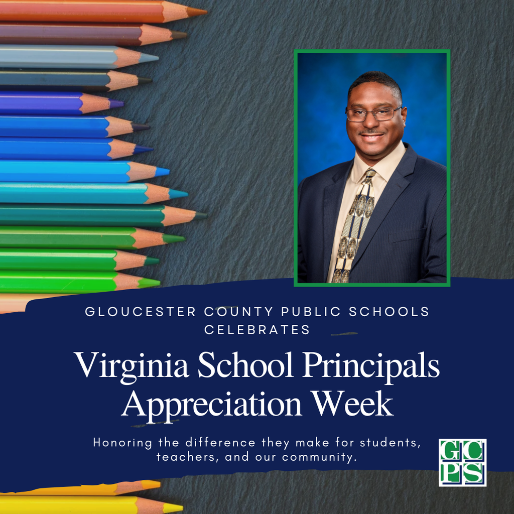 We proudly recognize Mr. Ade Brayboy, Principal of Gloucester High School, for his leadership, dedication, and positive impact on students, staff, and the school community. Thank you for your commitment to excellence at GHS!