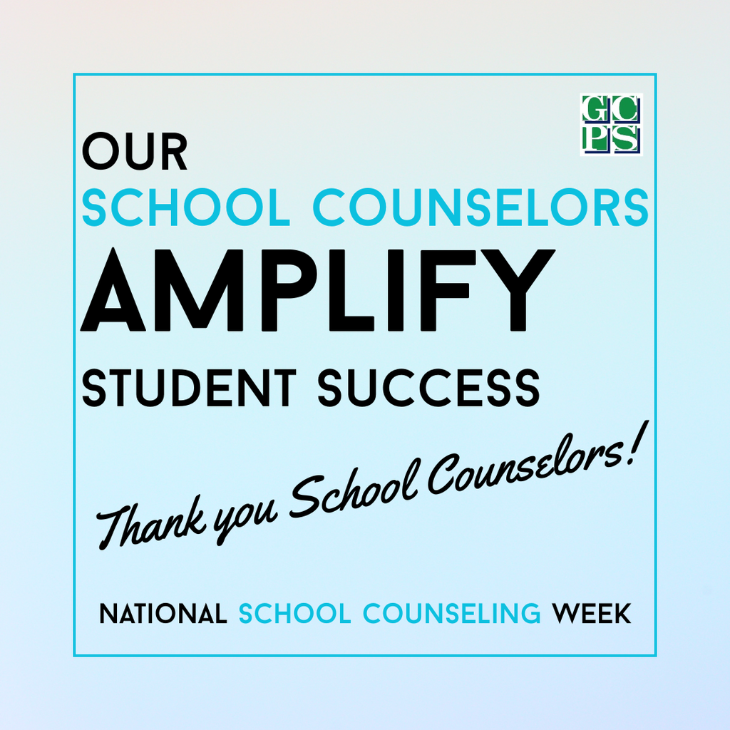 This week, we celebrate National School Counseling Week and recognize the incredible impact our school counselors have on student success. 💙💚 Thank you for amplifying student voices, supporting growth, and guiding our students every day.