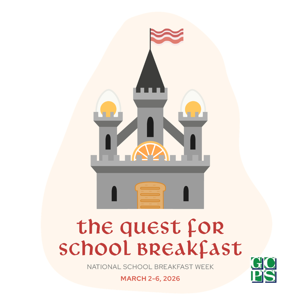 🏰 Monday – Breakfast Pizza Day The quest begins! 🍕 Join us for Breakfast Pizza, plus ham & cheese sandwiches, chef salad, veggies, and fruit to fuel your day. 🌯 Tuesday – Breakfast Burrito Day Power up your quest! 🌯 Enjoy a Ham, Egg & Cheese Breakfast Burrito, grilled cheese, fresh salads, veggies, and fruit. 🍳 Wednesday – Breakfast Bowl Day Midweek fuel for champions! 🥣 Today’s feature is a Breakfast Bowl with a muffin, plus chicken nuggets, fresh veggies, and fruit. 🍗 Thursday – Homestyle Favorites Keep the quest going! 🏰 Enjoy Chicken on a Homemade Roll, corn dog nuggets, fresh salads, veggies, and fruit. 🥞 Friday – French Toast Finale Finish the quest strong! 🥞 We’re serving French Toast Casserole with sausage, yogurt options, tater tots, and more.