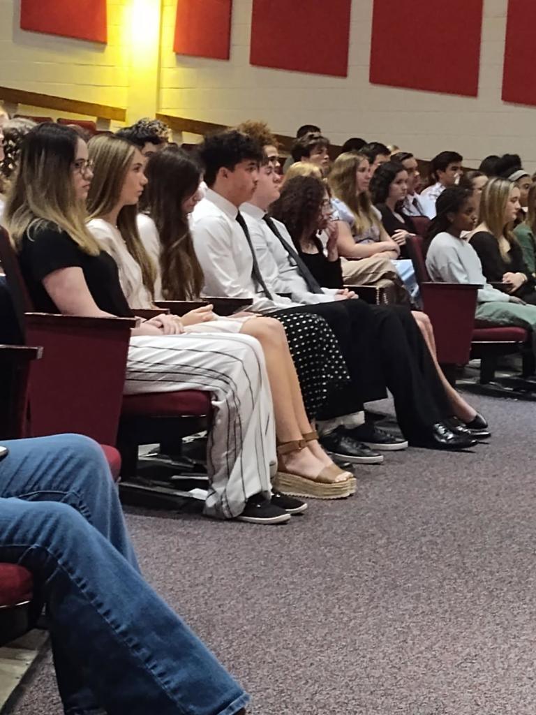 Congratulations to our newest members of the National Honor Society, who were inducted on Thursday, March 19, 2026. 🎓✨ We are proud to recognize these students for their commitment to scholarship, leadership, service, and character.