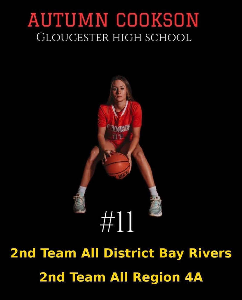 Dukes on the Rise! We are so proud of Autumn Cookson for an incredible Season! Earning secon dteam all district bay rivers and 2nd team all region 4a honor is a true reflection of her dedication, work ethic, and passion for the game. Your grit, hustle and committment represent the best of GHS! Congratulations Autumn!