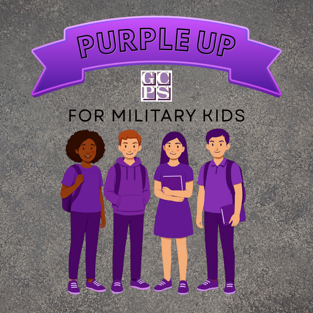 Purple up for military kids