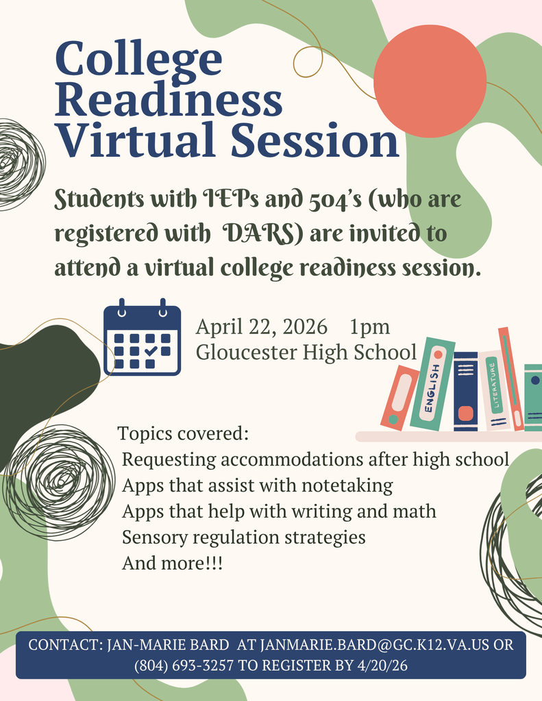 College readiness session for IEP and 504 students. 