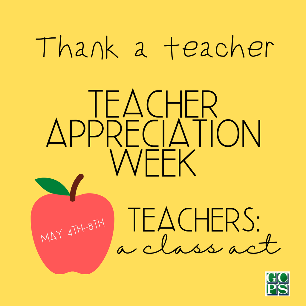 Thank a teacher for teacher appreciation week!