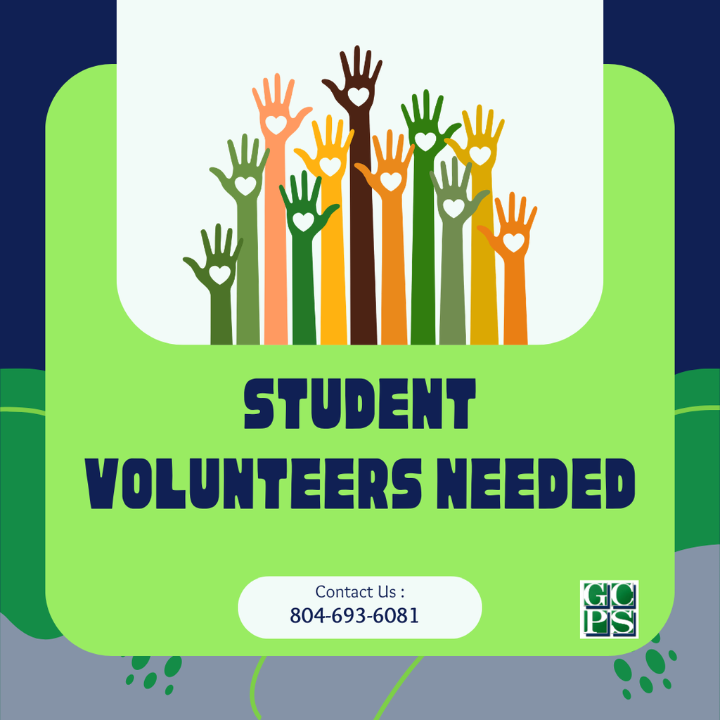 ☀️🍎 Student Volunteers Needed! 🍎☀️  GCPS Food Service is looking for student volunteers to help pack summer meal bags again this summer at Gloucester High School! This is a great opportunity for students needing community service hours for clubs and organizations.  📍 Open to rising 8th–12th graders 📅 June 8 – August 6 ⏰ Monday–Thursday only  Interested students should call our office at 📞 804-693-6081 to sign up!