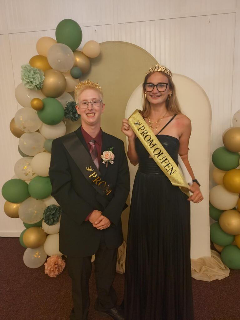 👑✨ Congratulations to Gloucester High School's 2026 Senior Prom King and Queen!  Please join us in celebrating Prom King Declan McCann and Prom Queen Casey Billings, who were crowned during this year's Senior Prom festivities.  We are proud to recognize these outstanding seniors and wish them all the best as they celebrate their final year at GHS. Congratulations, Declan and Casey! 🎉