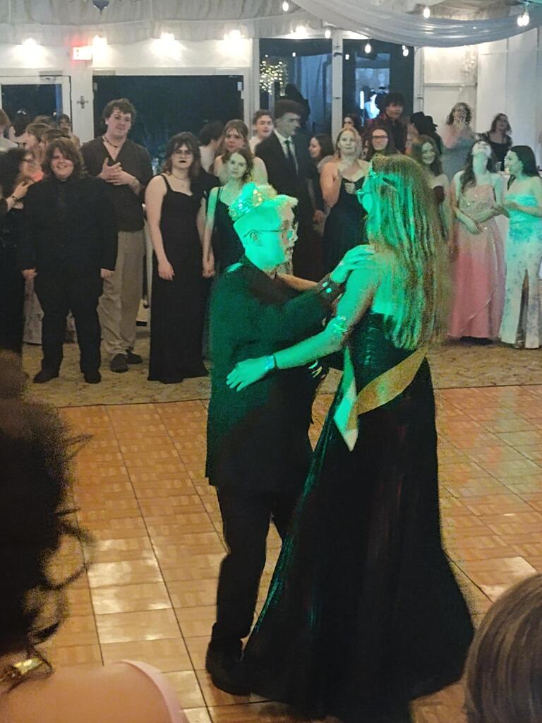 👑✨ Congratulations to Gloucester High School's 2026 Senior Prom King and Queen!  Please join us in celebrating Prom King Declan McCann and Prom Queen Casey Billings, who were crowned during this year's Senior Prom festivities.  We are proud to recognize these outstanding seniors and wish them all the best as they celebrate their final year at GHS. Congratulations, Declan and Casey! 🎉