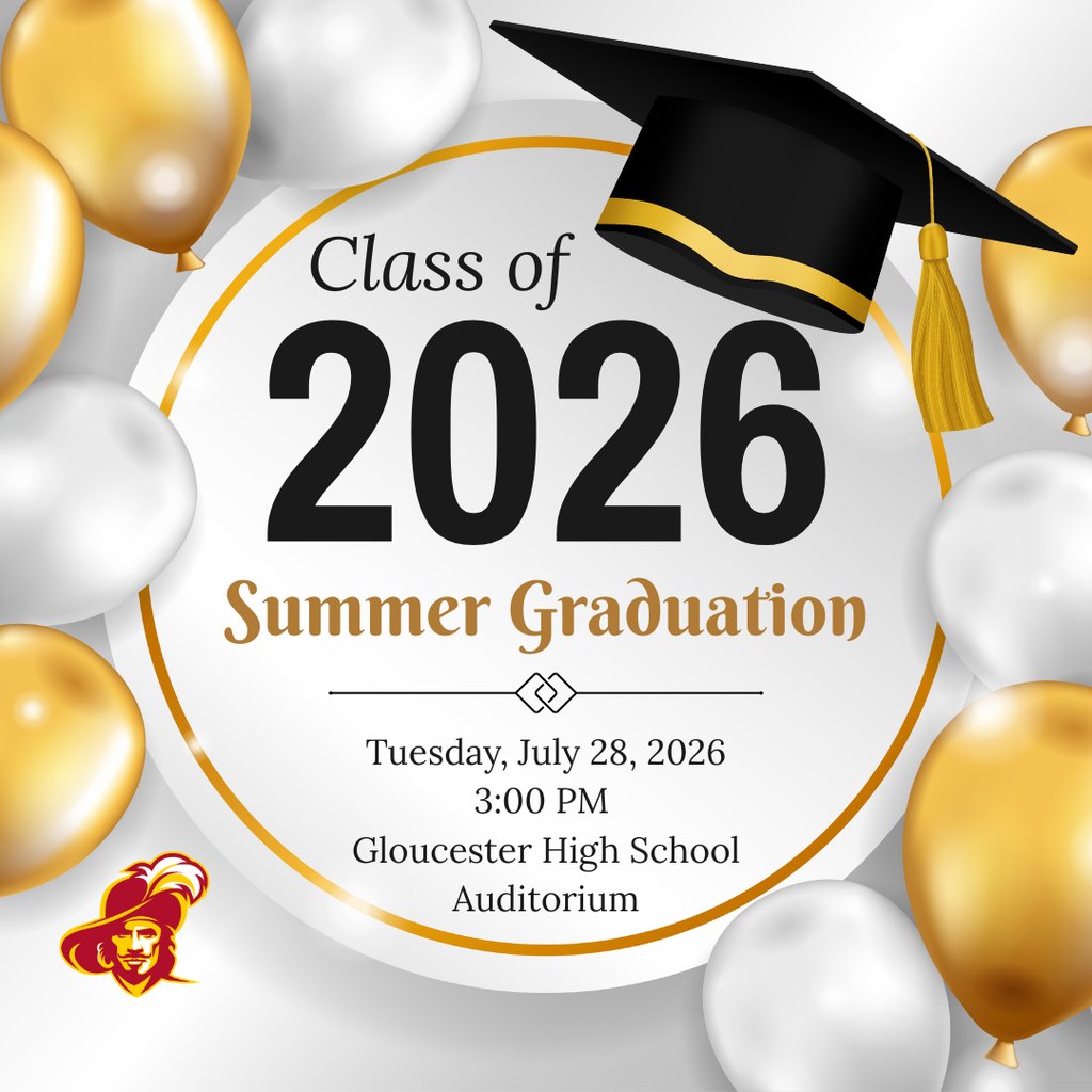 Summer graduation on Tuesday, July 28th at 3:00 PM GHS