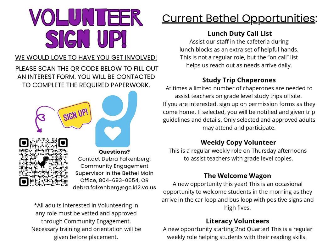 Volunteer Sign Up