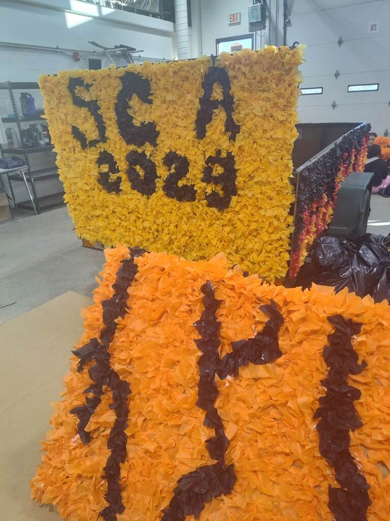 🎨 Behind the Scenes of Hoco Float Building! 🚜✨ What an amazing Homecoming Parade! Before our classes rolled down the street, our students spent hours measuring, decorating, and bringing their creative circus themed ideas to life. Want to know which class takes home the top prize for best float? 🏆 Head out to the Homecoming Game tonight to hear the float contest winners announced at halftime and help us cheer on our Dukes to victory! Drop a comment and tell us which float was your favorite! 👇❤️💛 #GHS #Homecoming2026 #FloatBuilding #DukeNation #GoDukes #GloucesterVA