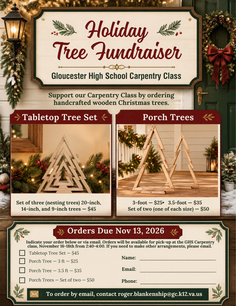 Holiday tree fundraiser