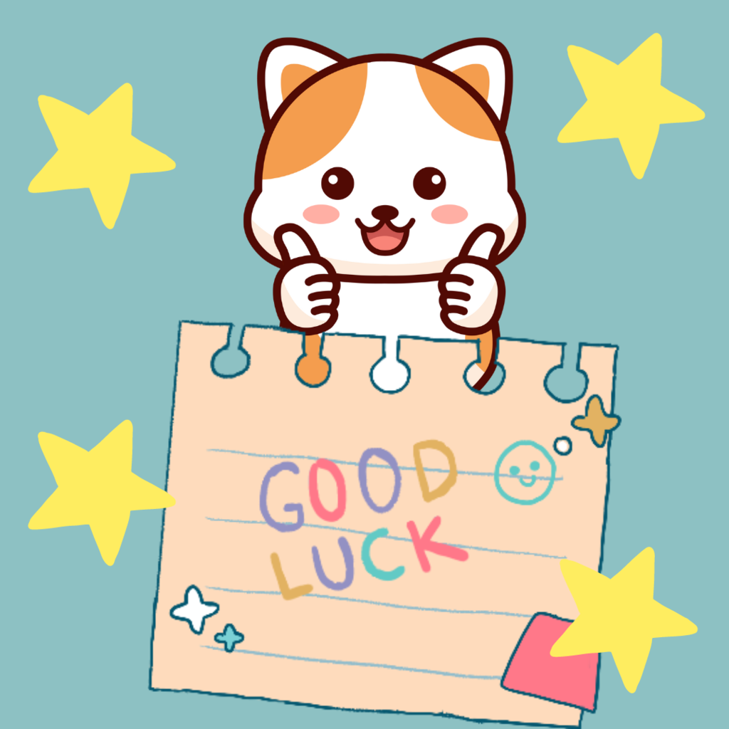good luck