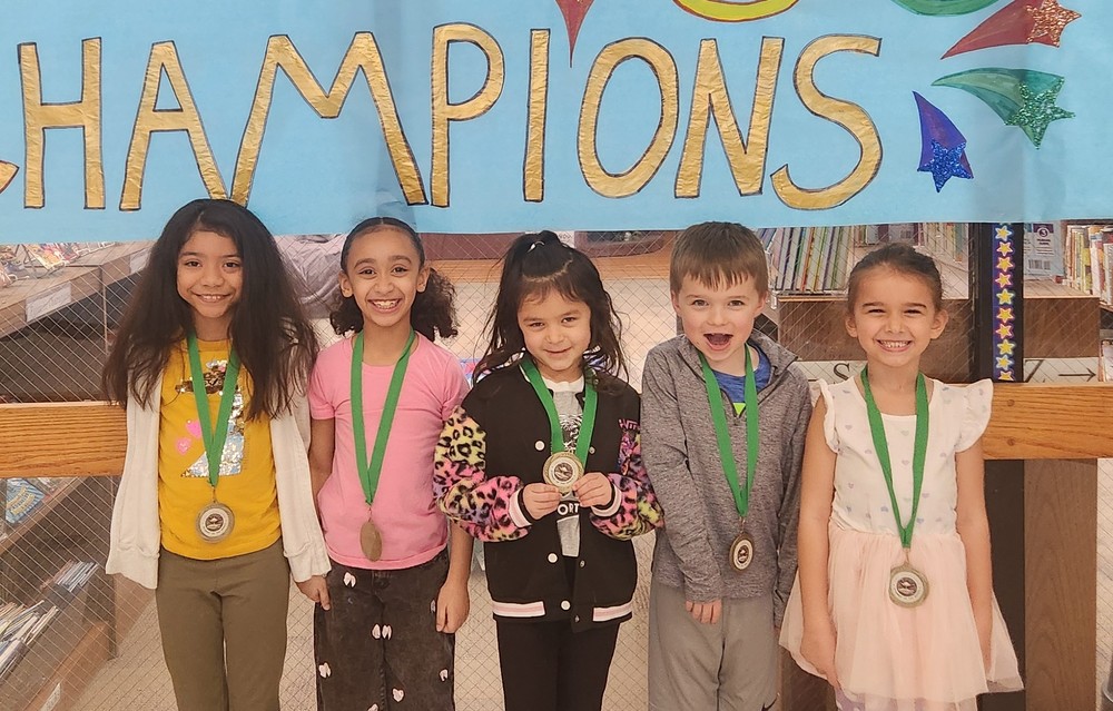 1st Grade Student's of the Month 