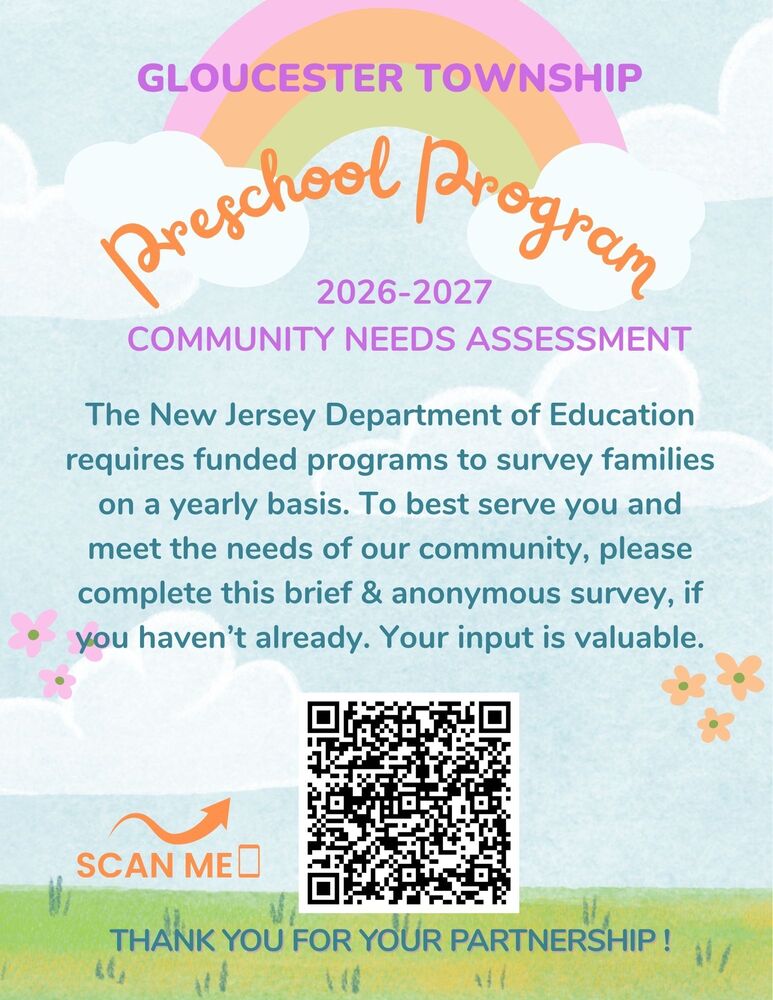 Please take a few moments to complete the following questions. Your feedback is valuable and will help us plan meaningful programs and events, identify potential barriers, provide relevant resources, and continue strengthening our preschool community.
