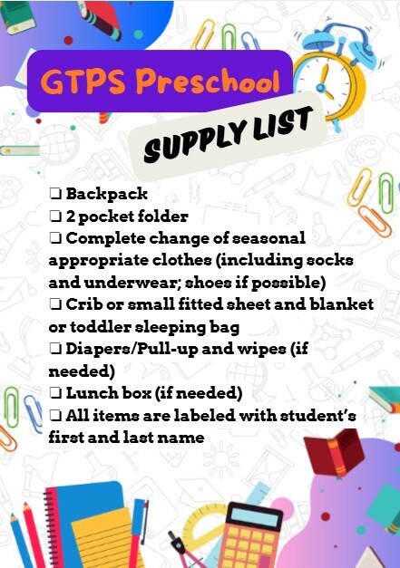 26 27 supply list