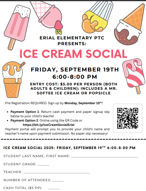 Erial Ice Cream Social