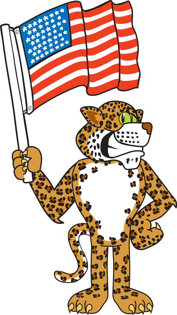 Patriotic Cheetah