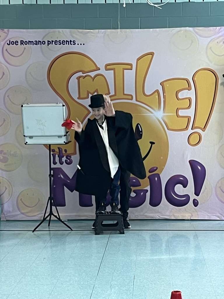 Student dressed as magician