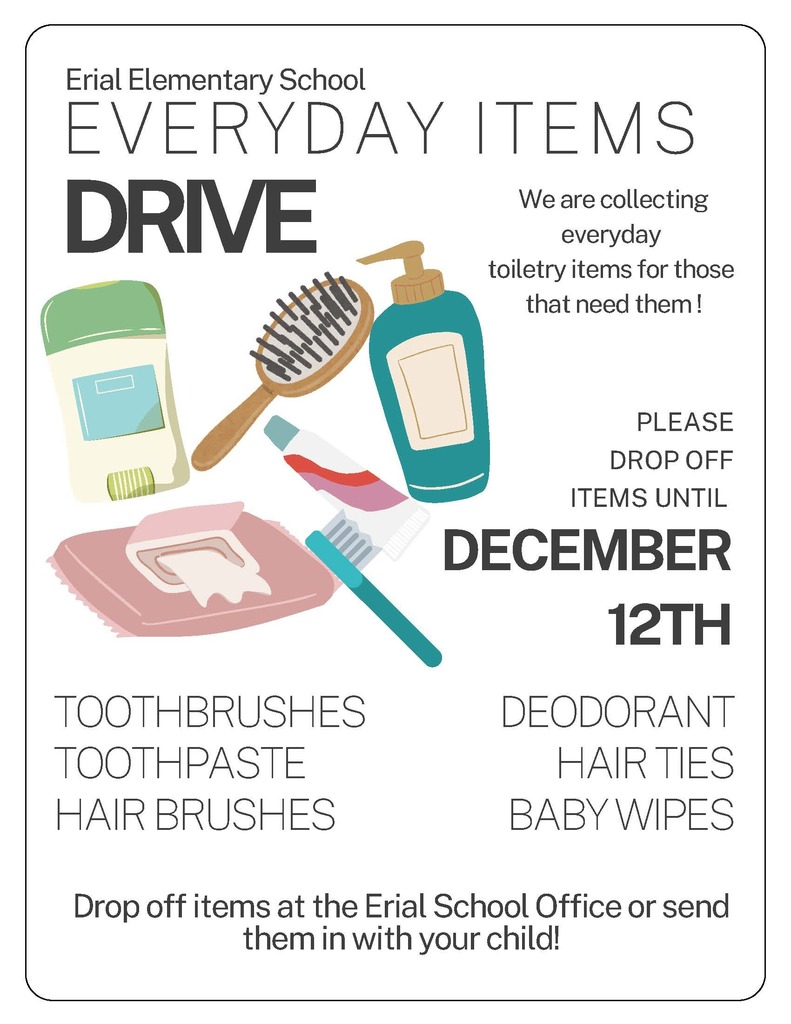 Erial Every Day Items Drive