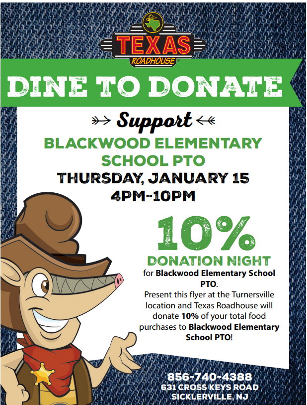 Texas Roadhouse PTO Flyer