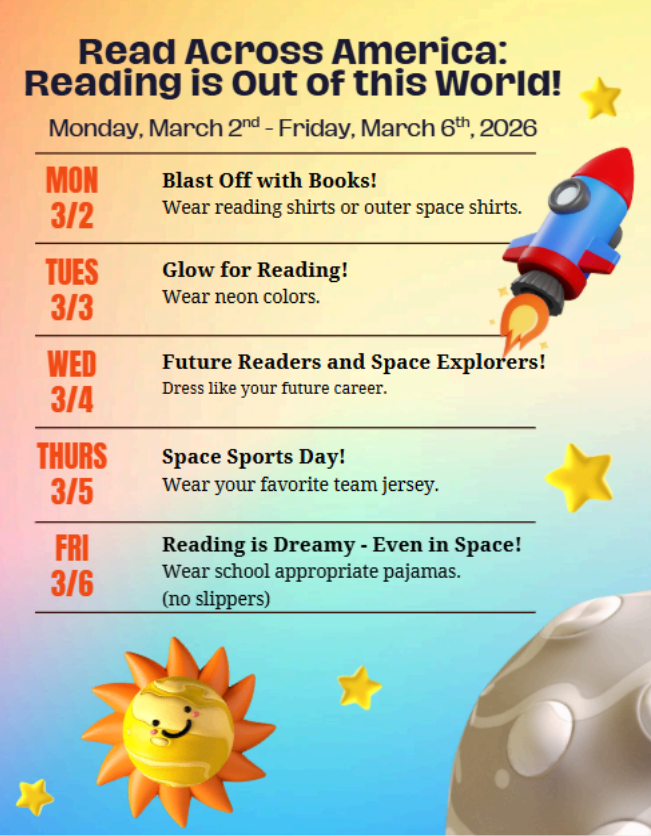 RAA Spirit Week Flyer