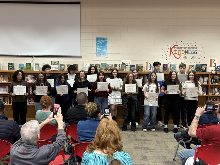 8th Grade Poetry Slam Participants 