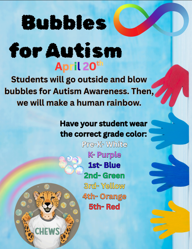 Bubbles for Autism Flier