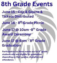 8th Grade Events