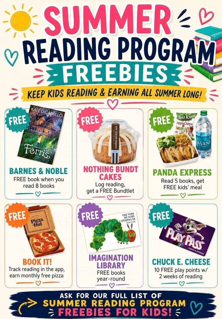 Summer Reading Freebies