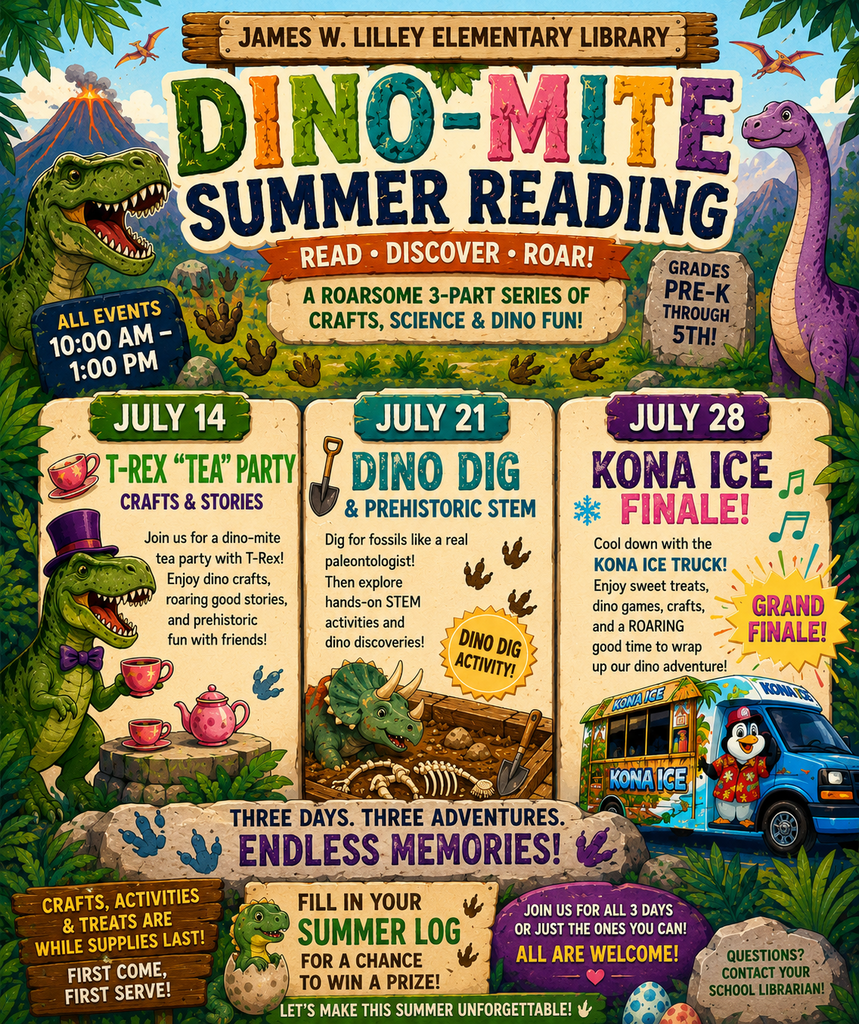 JWL Dino-Mite Reading Flyer