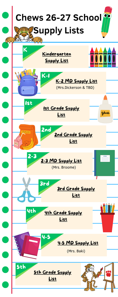 School Supply Lists